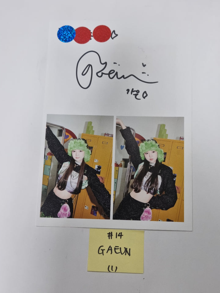 LIMELIGHT "LOVE & HAPPINESS" - A Cut Page From Fansign Event Album - HALLYUSUPERSTORE