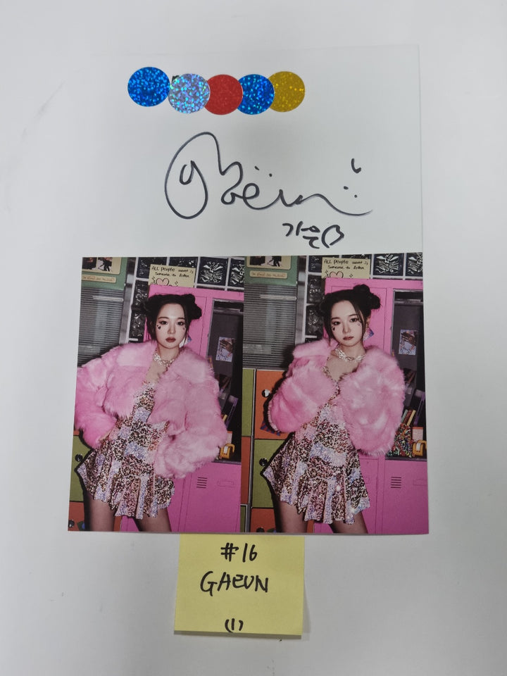 LIMELIGHT "LOVE & HAPPINESS" - A Cut Page From Fansign Event Album