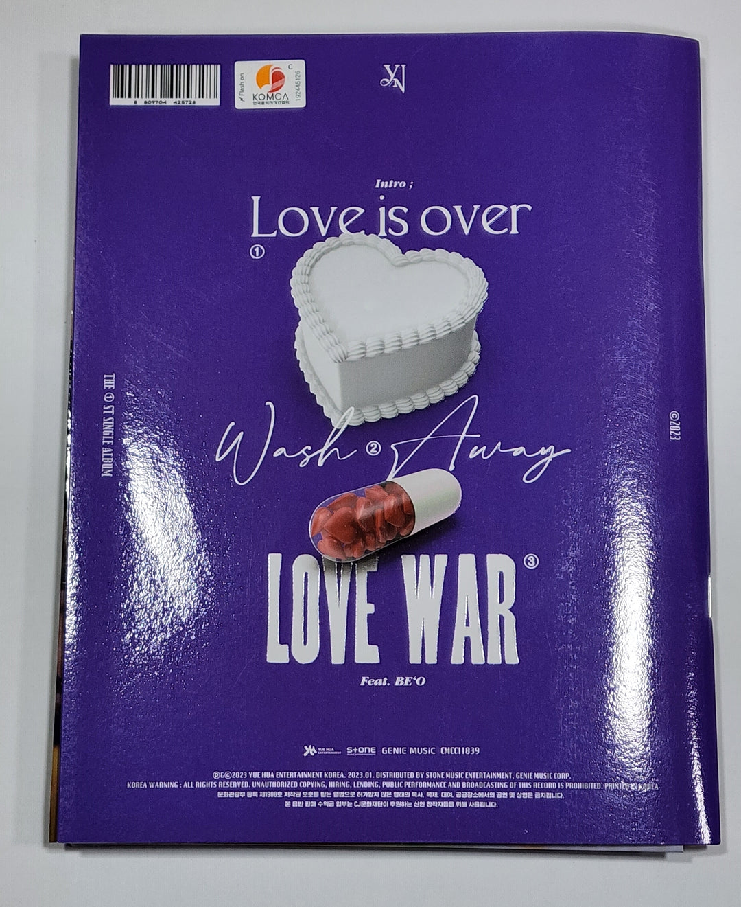 イェナ「Love War」直筆サイン入りアルバム [3/28]