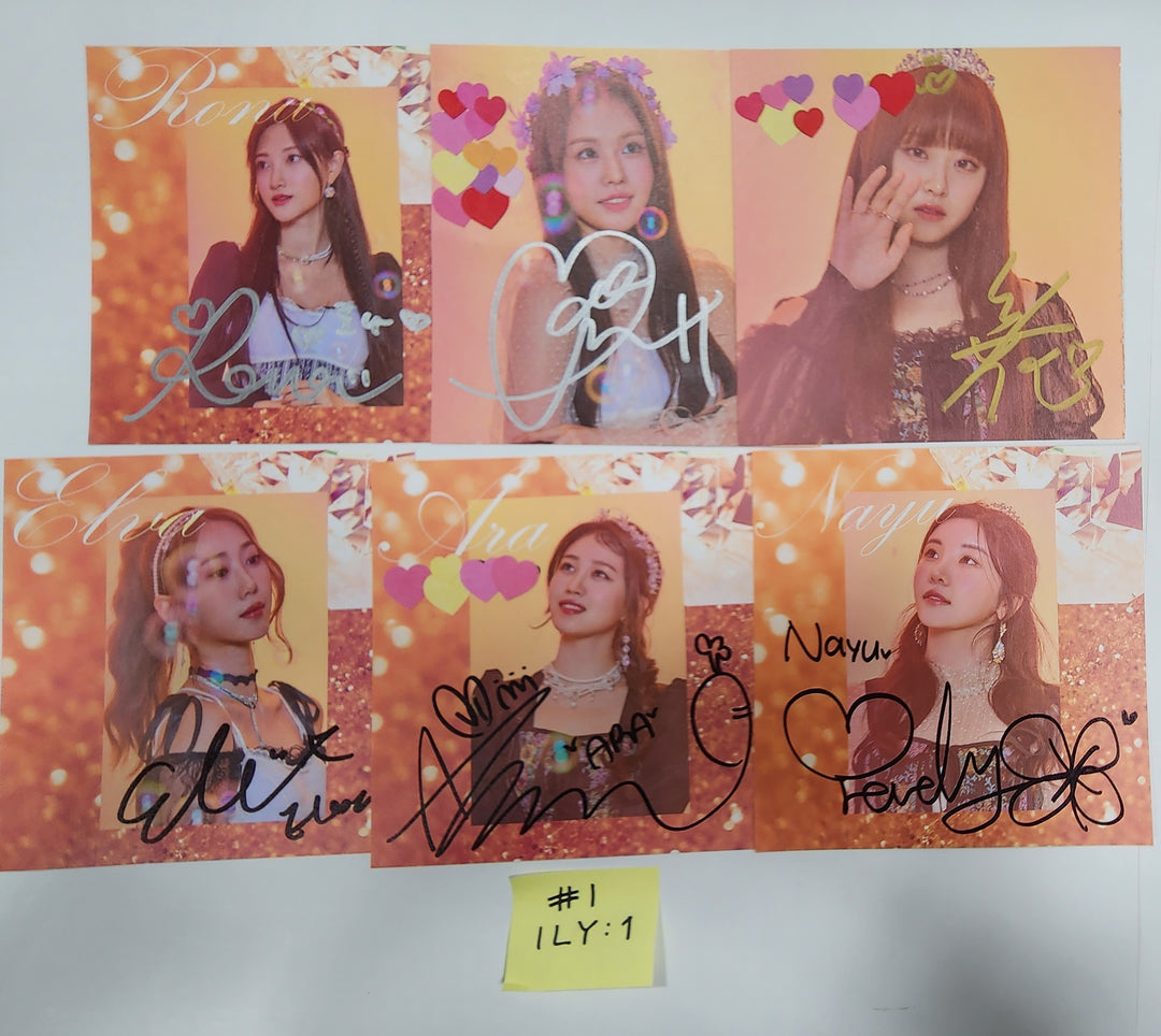ILY:1 'A Dream Of ILY:1' - A Cut Page From Fansign Event Albums set (6EA)