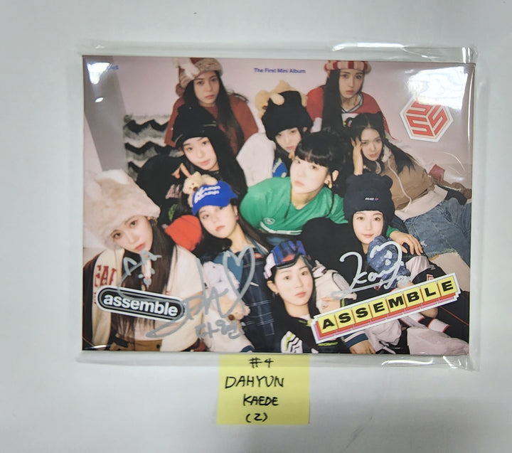 tripleS "ASSEMBLE" - Hello 82 Event Hand Autographed(Signed) Album - MUST READ ! - HALLYUSUPERSTORE