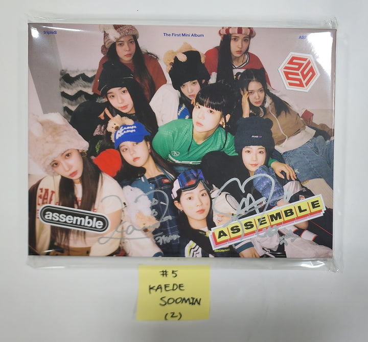 tripleS "ASSEMBLE" - Hello 82 Event Hand Autographed(Signed) Album - MUST READ ! - HALLYUSUPERSTORE