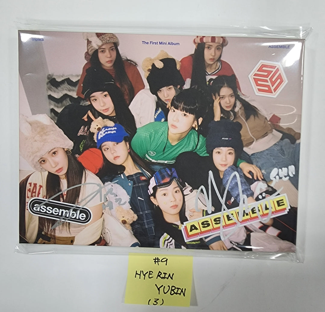 tripleS "ASSEMBLE" - Hello 82 Event Hand Autographed(Signed) Album - MUST READ ! - HALLYUSUPERSTORE