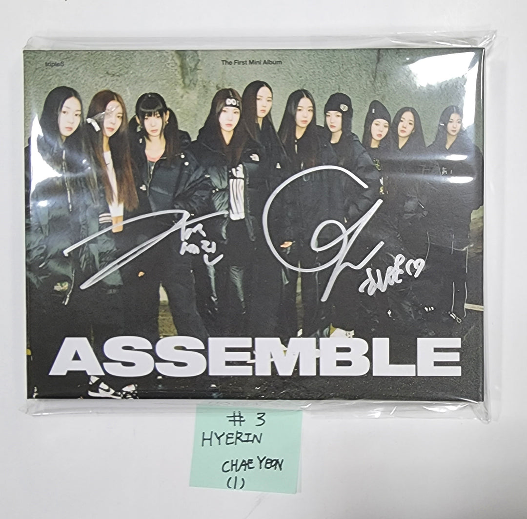 tripleS "ASSEMBLE" - Hello 82 Event Hand Autographed(Signed) Album - MUST READ ! - HALLYUSUPERSTORE