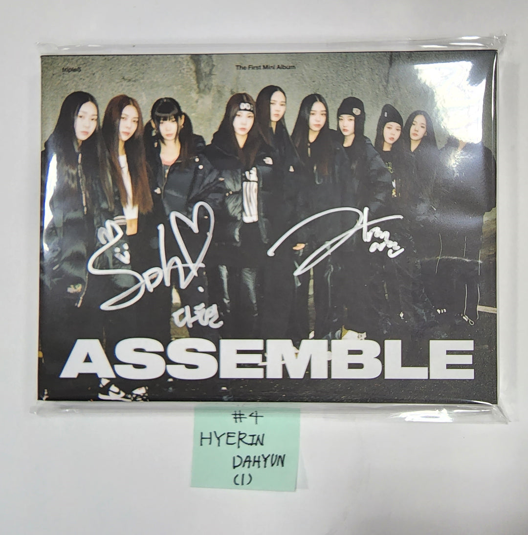 tripleS "ASSEMBLE" - Hello 82 Event Hand Autographed(Signed) Album - MUST READ ! - HALLYUSUPERSTORE