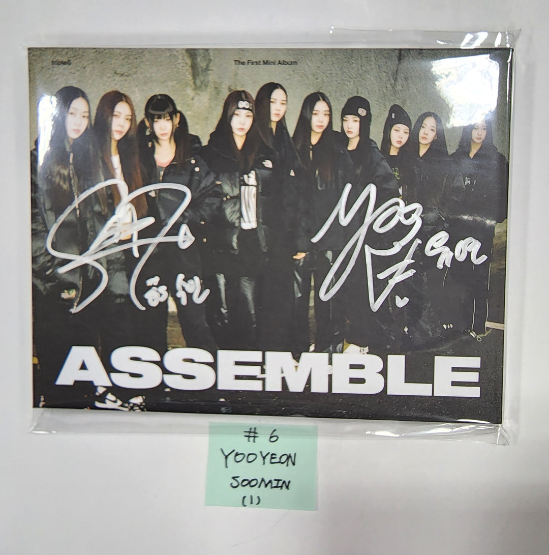 tripleS "ASSEMBLE" - Hello 82 Event Hand Autographed(Signed) Album - MUST READ ! - HALLYUSUPERSTORE