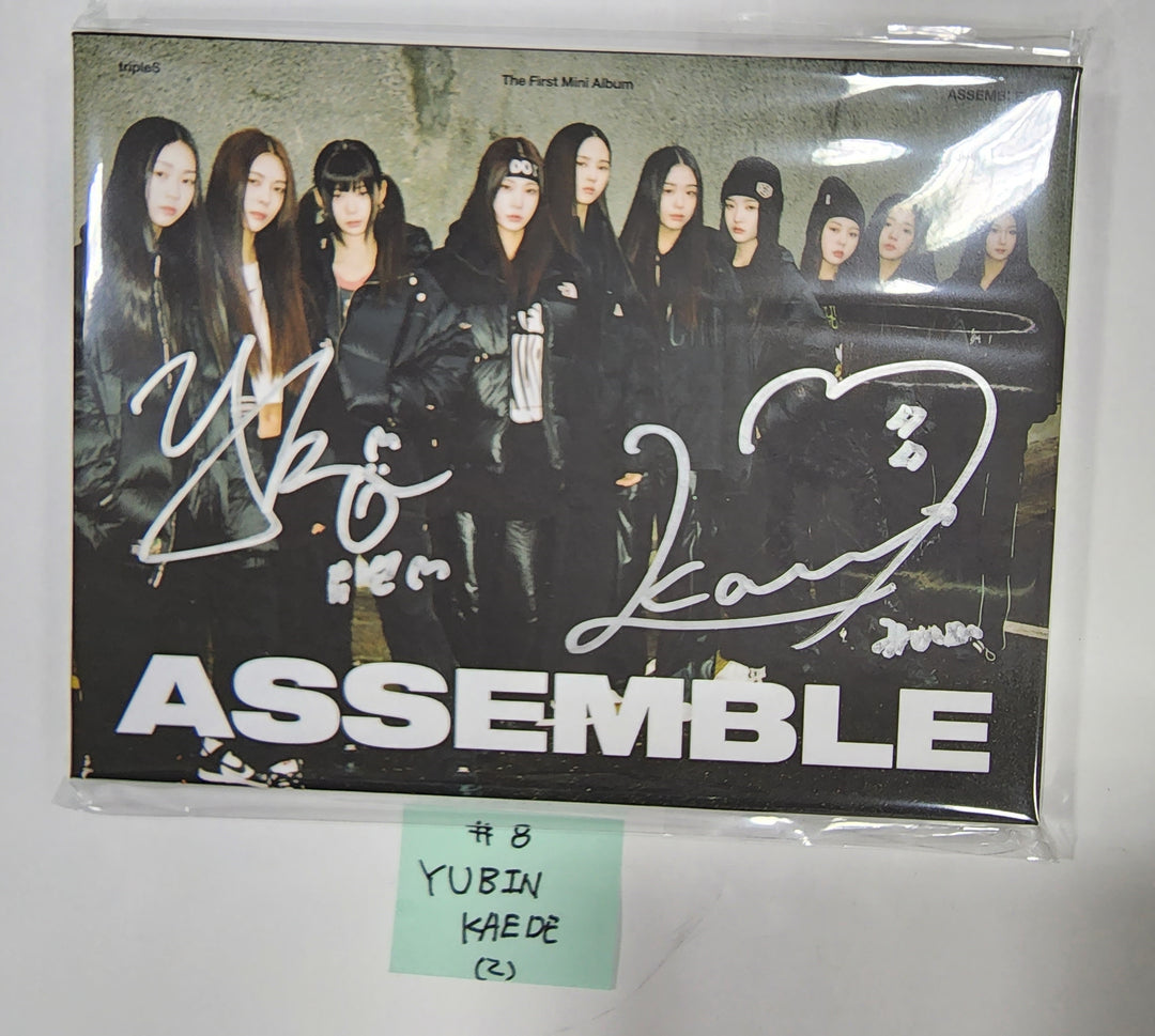 tripleS "ASSEMBLE" - Hello 82 Event Hand Autographed(Signed) Album - MUST READ !