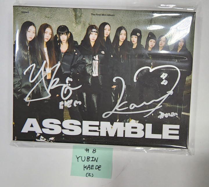 tripleS "ASSEMBLE" - Hello 82 Event Hand Autographed(Signed) Album - MUST READ ! - HALLYUSUPERSTORE