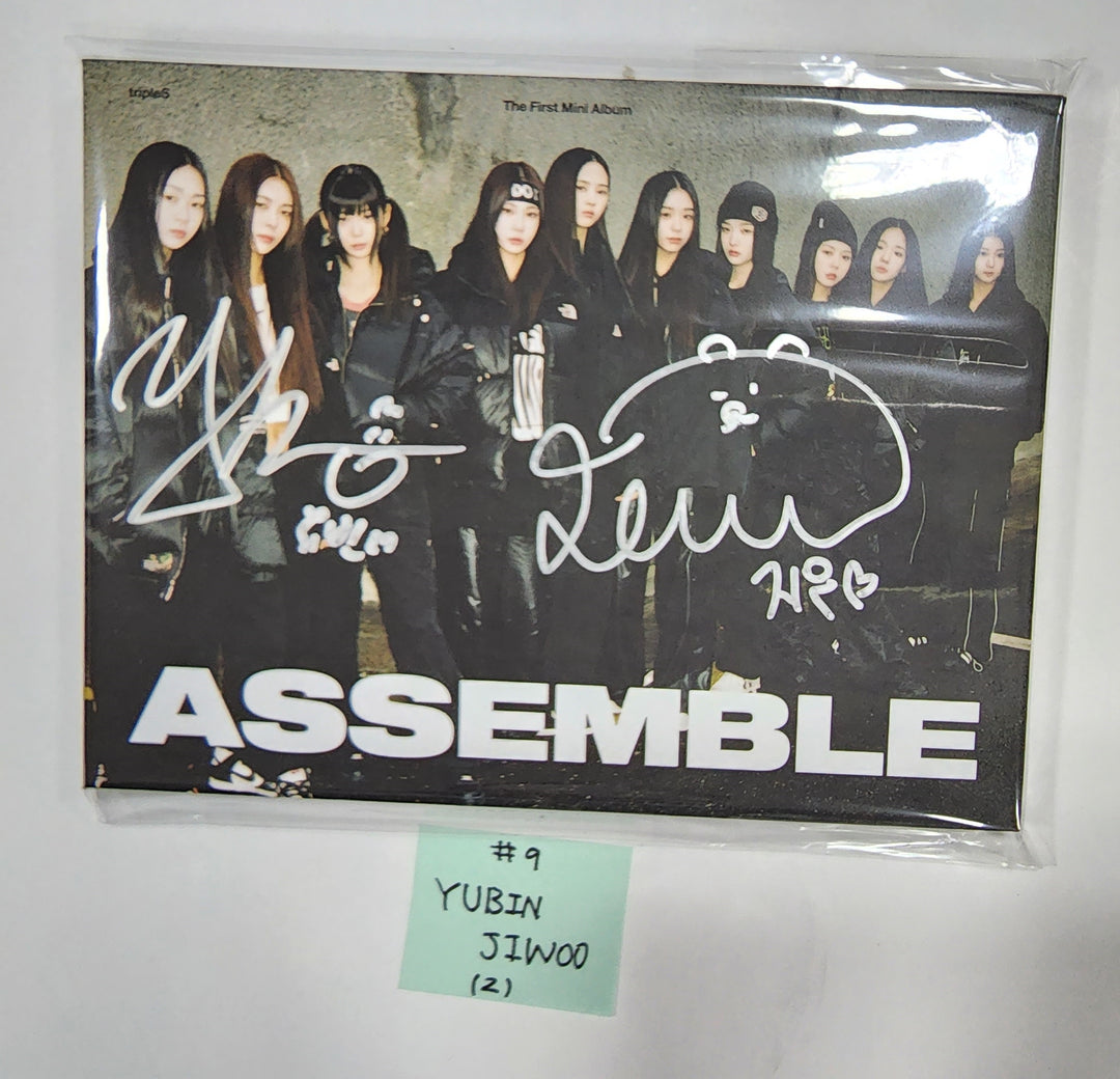 tripleS "ASSEMBLE" - Hello 82 Event Hand Autographed(Signed) Album - MUST READ ! - HALLYUSUPERSTORE