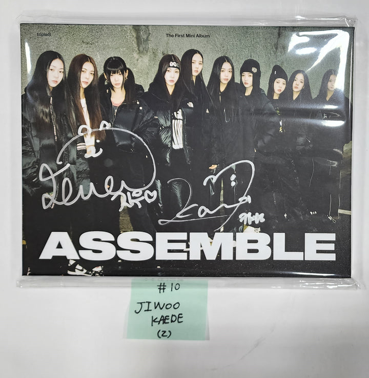 tripleS "ASSEMBLE" - Hello 82 Event Hand Autographed(Signed) Album - MUST READ !