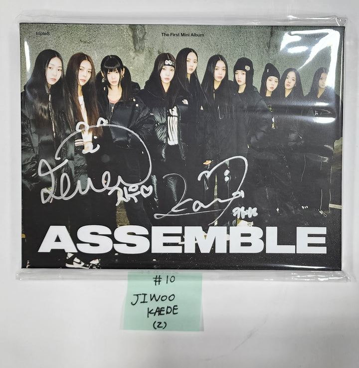 tripleS "ASSEMBLE" - Hello 82 Event Hand Autographed(Signed) Album - MUST READ ! - HALLYUSUPERSTORE