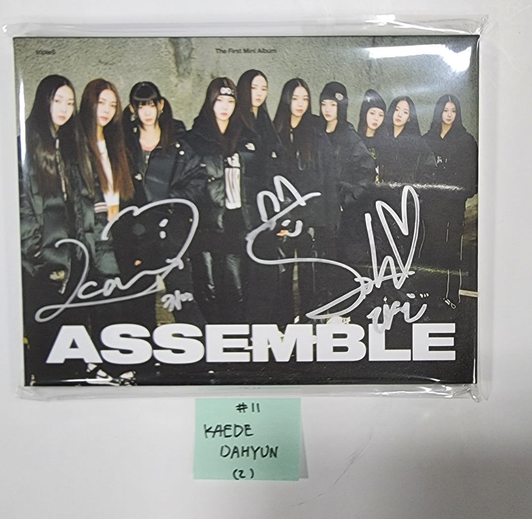 tripleS "ASSEMBLE" - Hello 82 Event Hand Autographed(Signed) Album - MUST READ ! - HALLYUSUPERSTORE