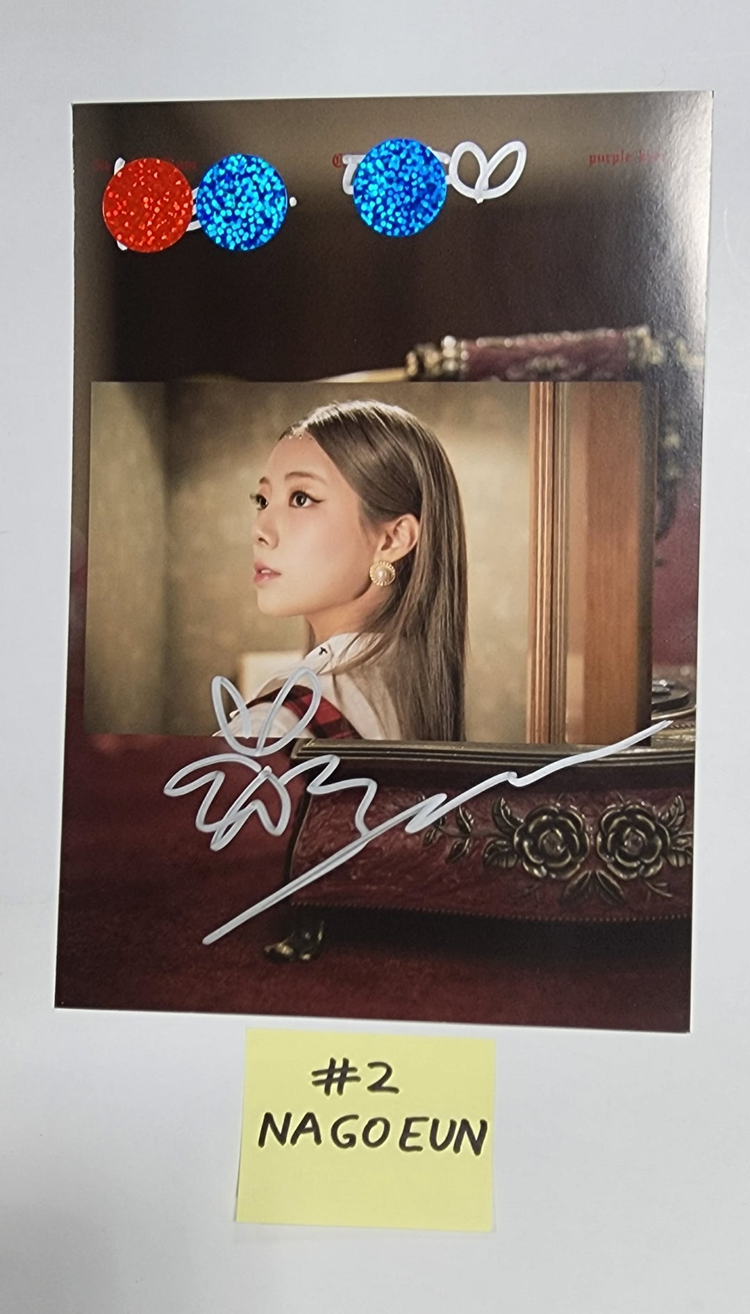 PURPLE KISS "Cabin Fever" - A Cut Page From Fansign Event Album - HALLYUSUPERSTORE