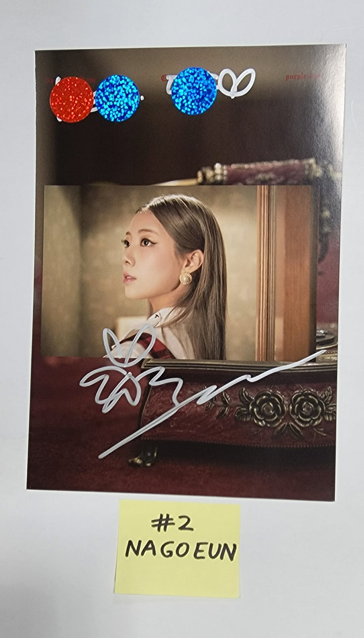 PURPLE KISS "Cabin Fever" - A Cut Page From Fansign Event Album - HALLYUSUPERSTORE
