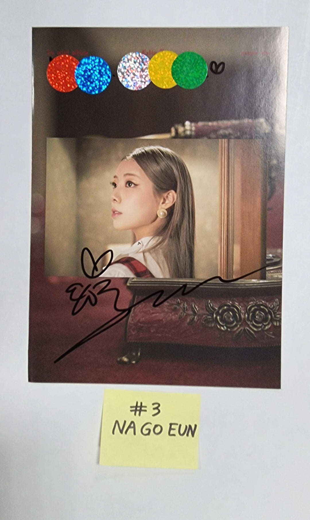 PURPLE KISS "Cabin Fever" - A Cut Page From Fansign Event Album - HALLYUSUPERSTORE