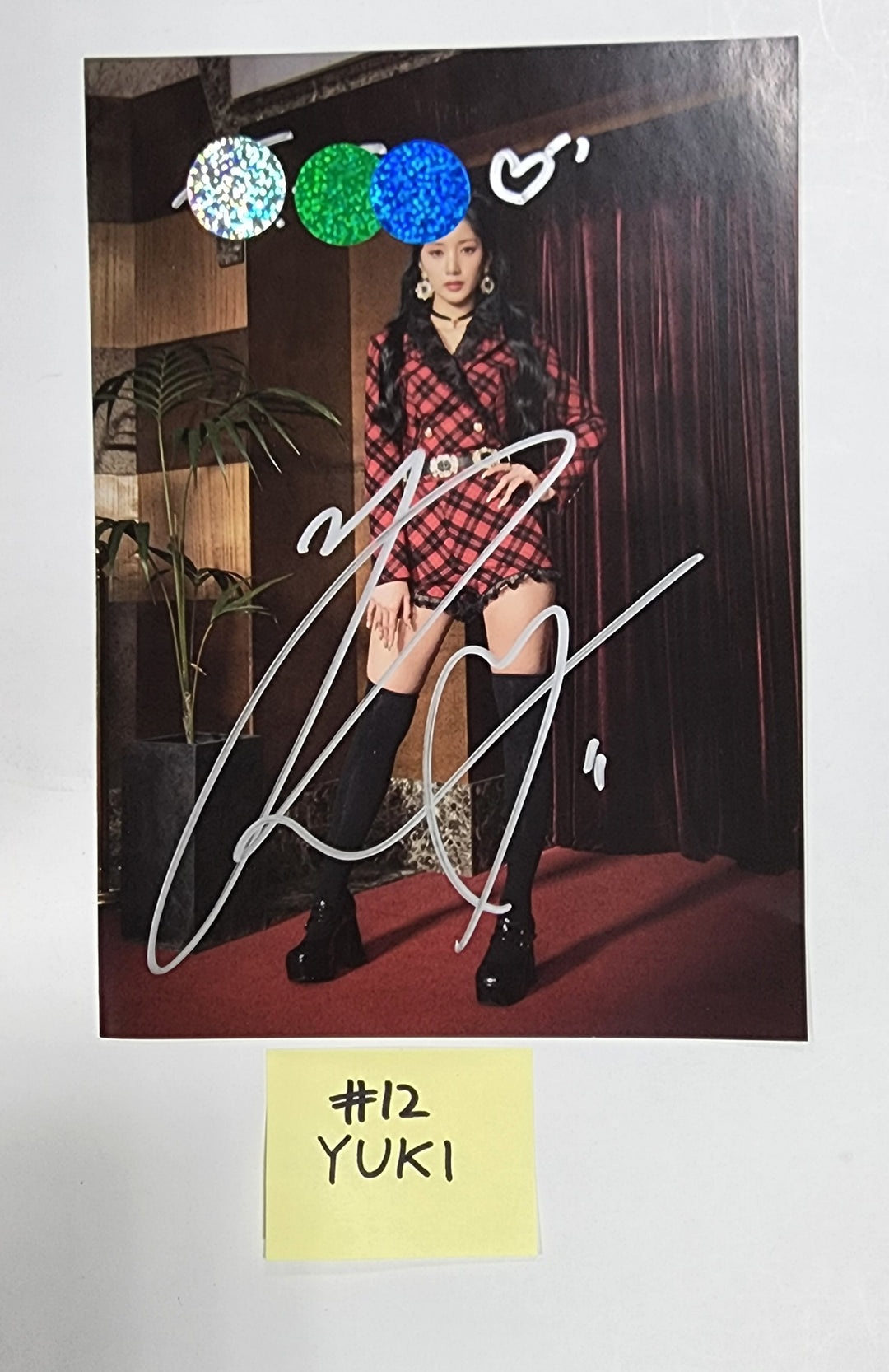 PURPLE KISS "Cabin Fever" - A Cut Page From Fansign Event Album - HALLYUSUPERSTORE