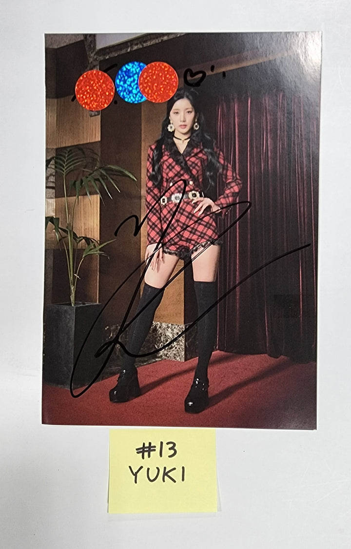 PURPLE KISS "Cabin Fever" - A Cut Page From Fansign Event Album - HALLYUSUPERSTORE
