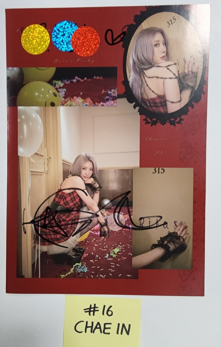 PURPLE KISS "Cabin Fever" - A Cut Page From Fansign Event Album - HALLYUSUPERSTORE