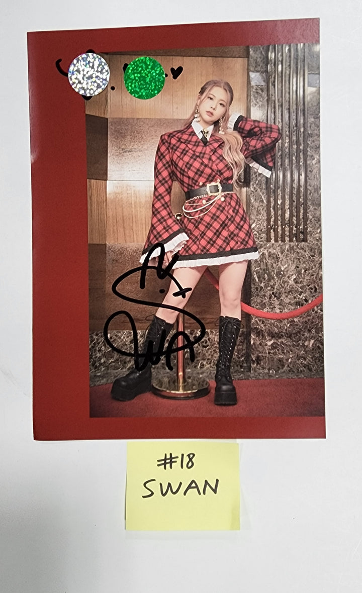 PURPLE KISS "Cabin Fever" - A Cut Page From Fansign Event Album - HALLYUSUPERSTORE