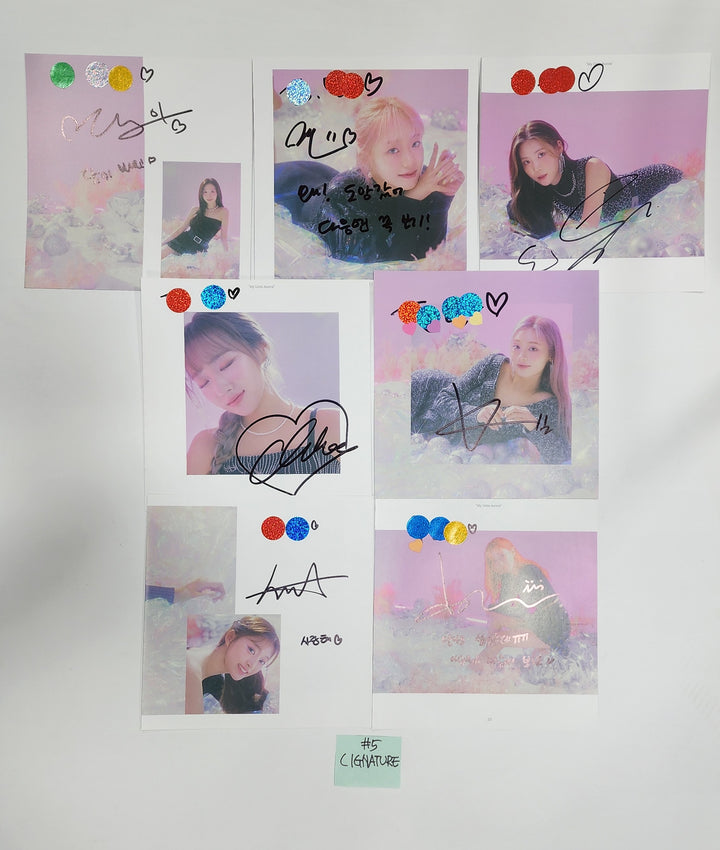 Cignature 3rd Mini "My Little Aurora" - A Cut Page From Fansign Event Albums set (7EA)