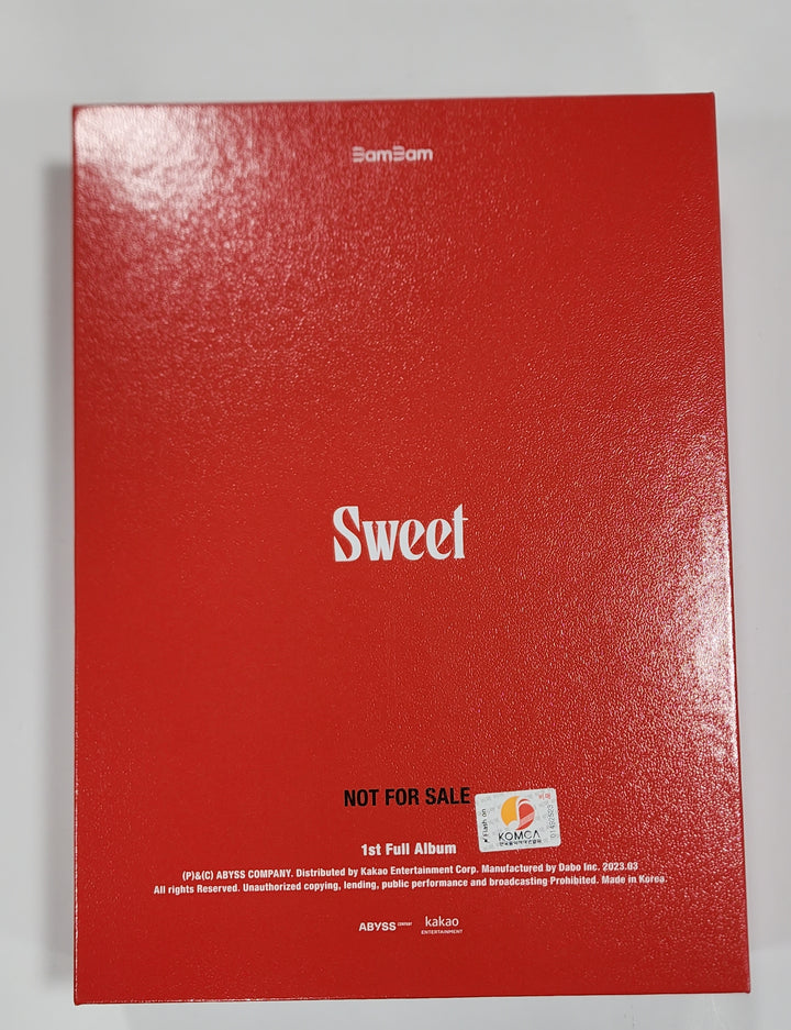 BamBam "Sour & Sweet" - Hand Autographed(Signed) Promo Album - HALLYUSUPERSTORE