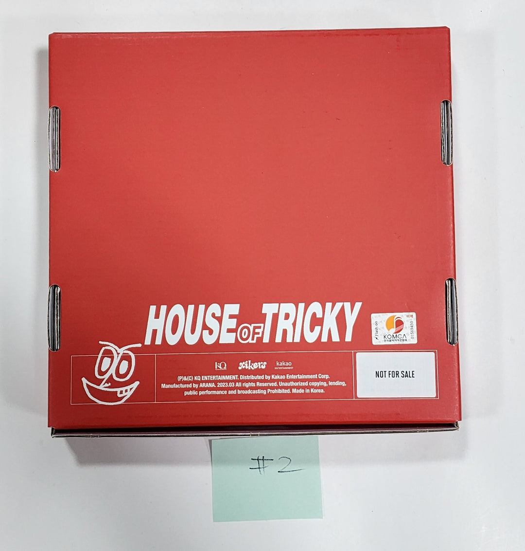 Xikers "HOUSE OF TRICKY : Doorbell Ringing" - Hand Autographed(Signed) Promo Album