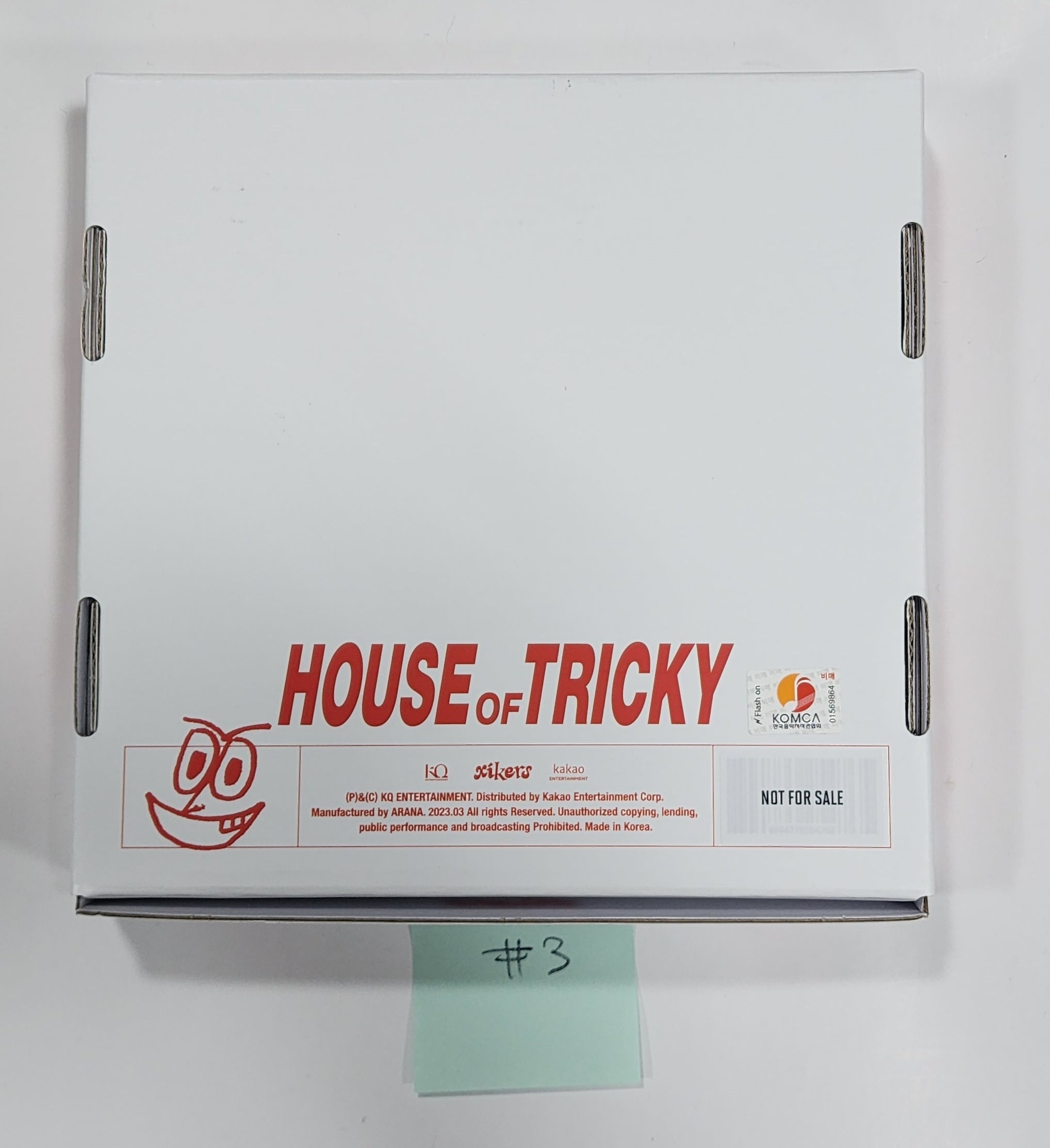 Xikers "HOUSE OF TRICKY : Doorbell Ringing" - Hand Autographed(Signed ...