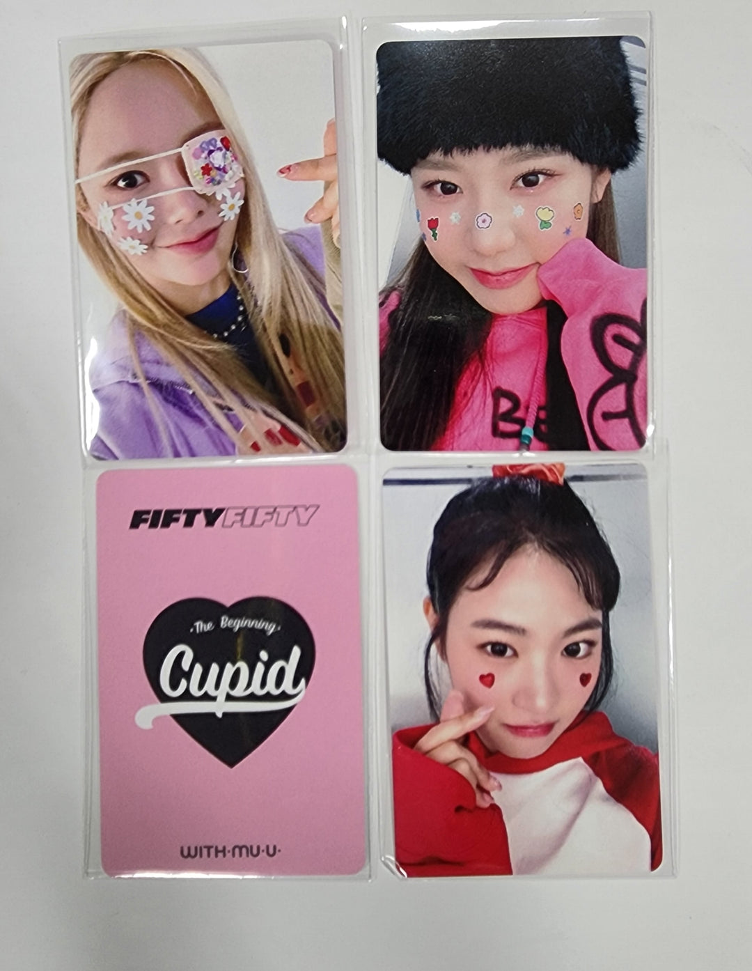 FIFTY FIFTY "The Beginning: Cupid" - Withmuu Fansign Event Photocard - HALLYUSUPERSTORE