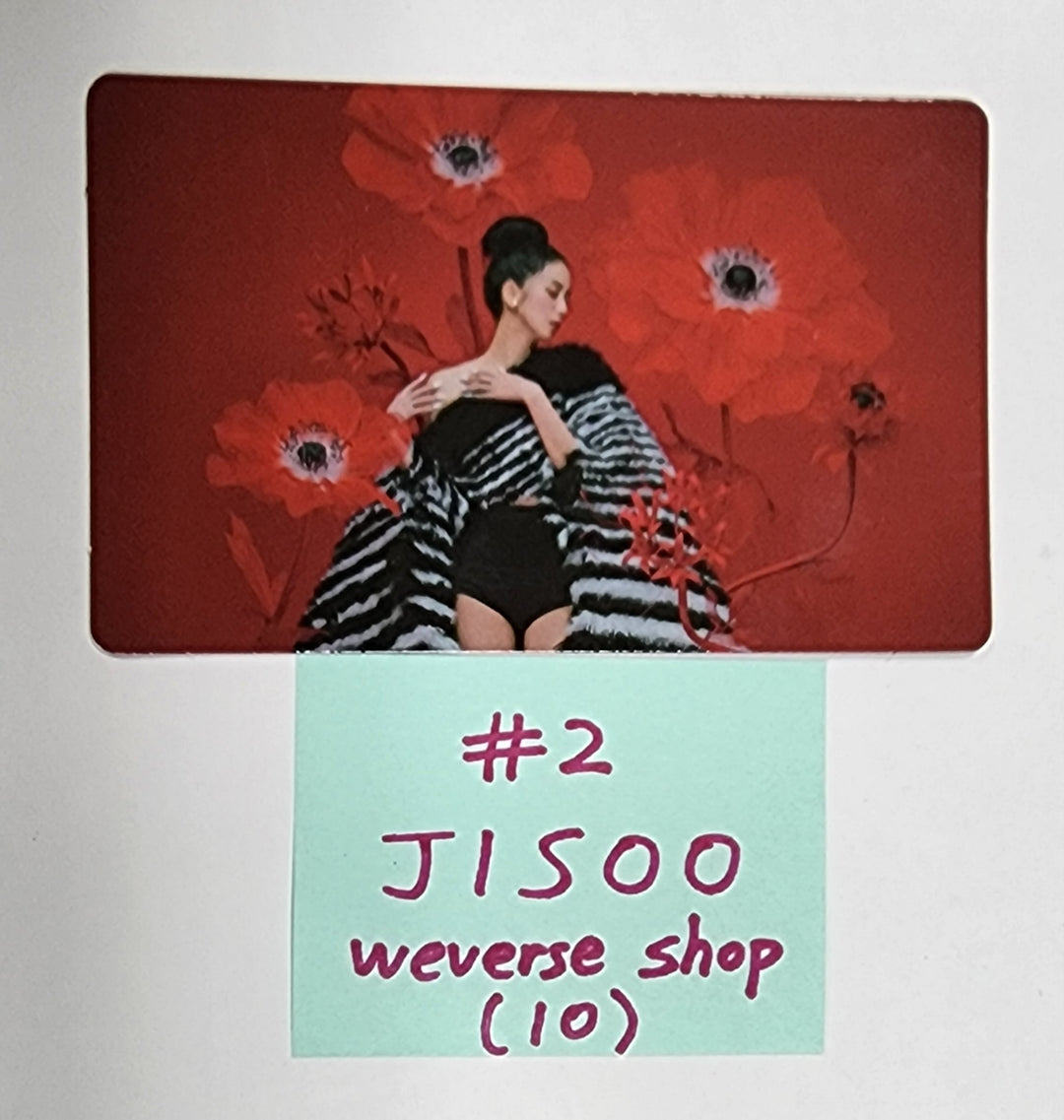 JISOO (Of Black Pink) "ME" 1st Single Album - Weverse Shop 予約特典フォトカード、ホログラムフォトスタンド