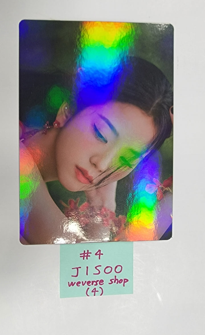 JISOO (Of Black Pink) "ME" 1st Single Album - Weverse Shop Pre-Order Benefit Photocard, Hologram Photo Stand
