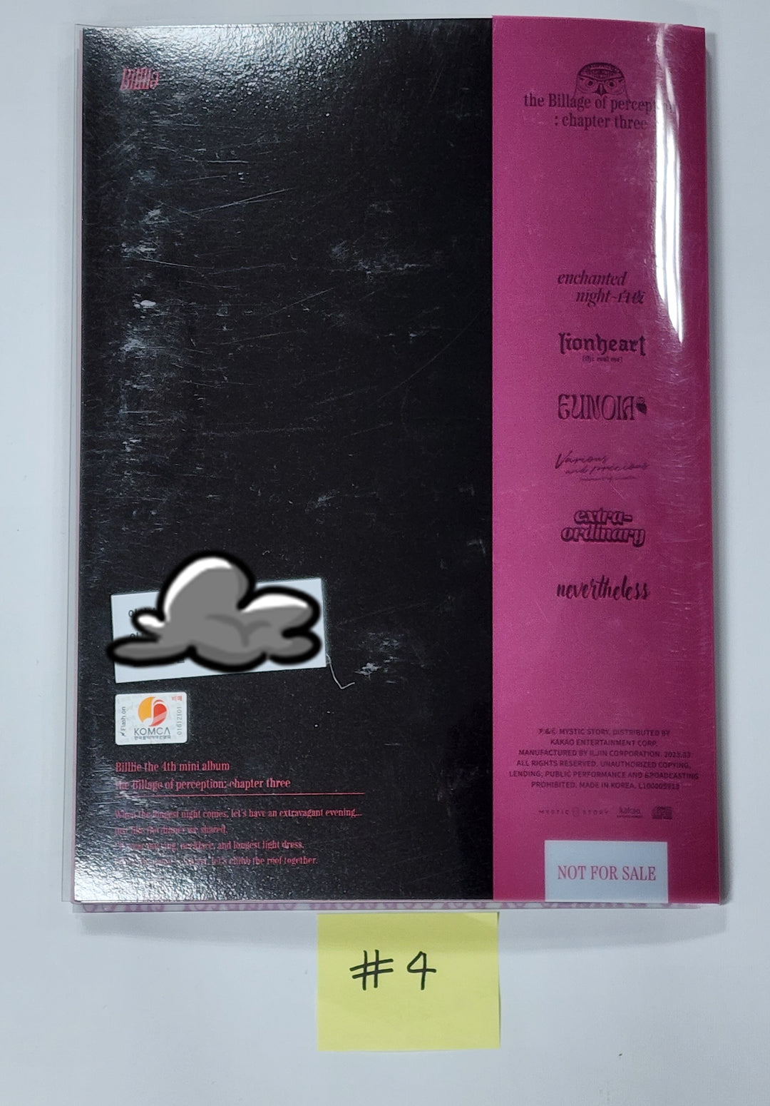 Billlie "the Billage of perception: chapter three" Mini 4th - Hand Autographed(Signed) Promo Album - HALLYUSUPERSTORE