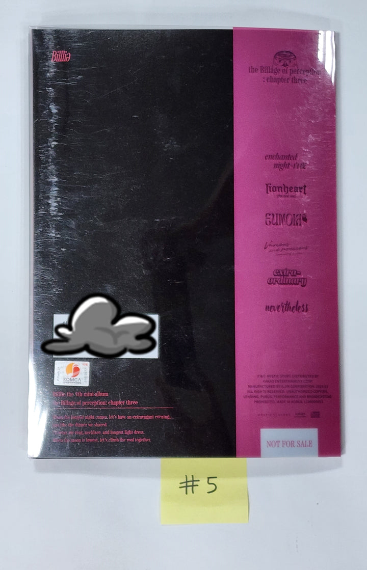 Billlie "the Billage of perception: chapter three" Mini 4th - Hand Autographed(Signed) Promo Album - HALLYUSUPERSTORE