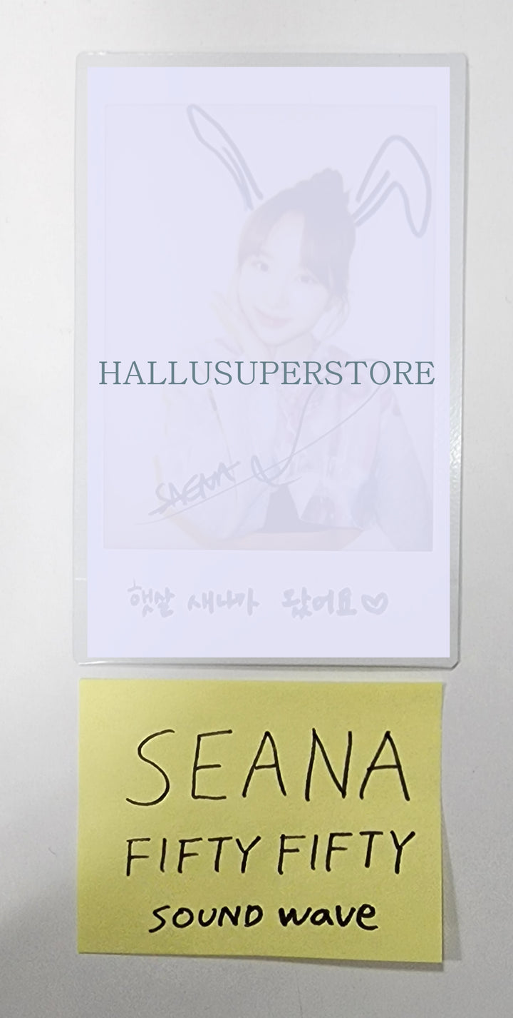Saena (Of FIFTY FIFTY) "The Beginning: Cupid" - Hand Autographed(Signed) Polaroid