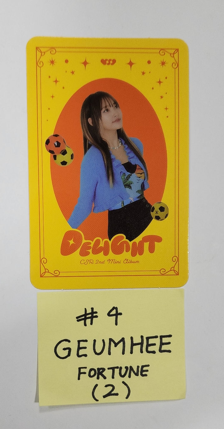 CSR "DELIGHT" - Official Photocard, Photo Ticket