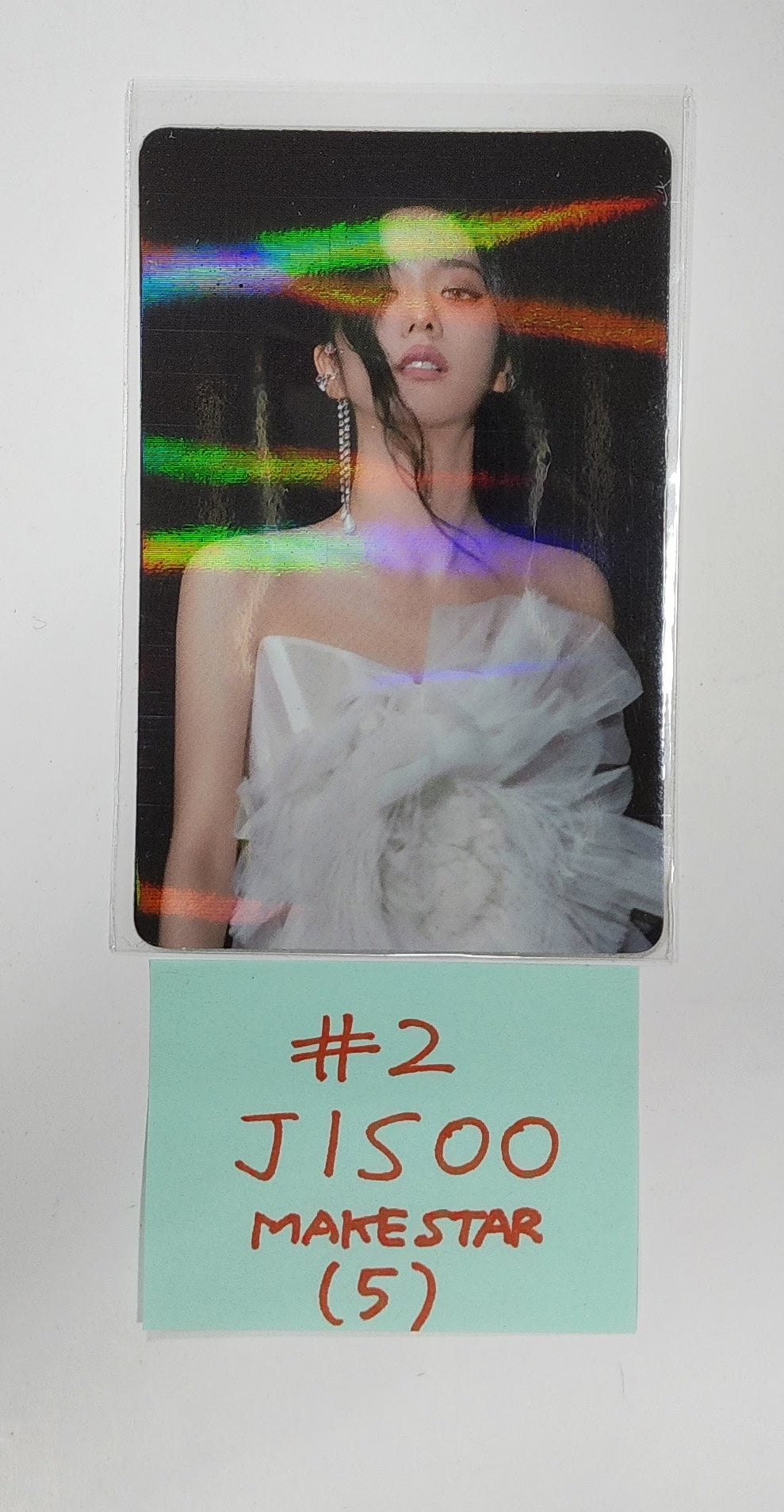 JISOO (Of Black Pink) 「ME」1st Single Album - Makestar プレオーダー特典ホログラムフォトカード
