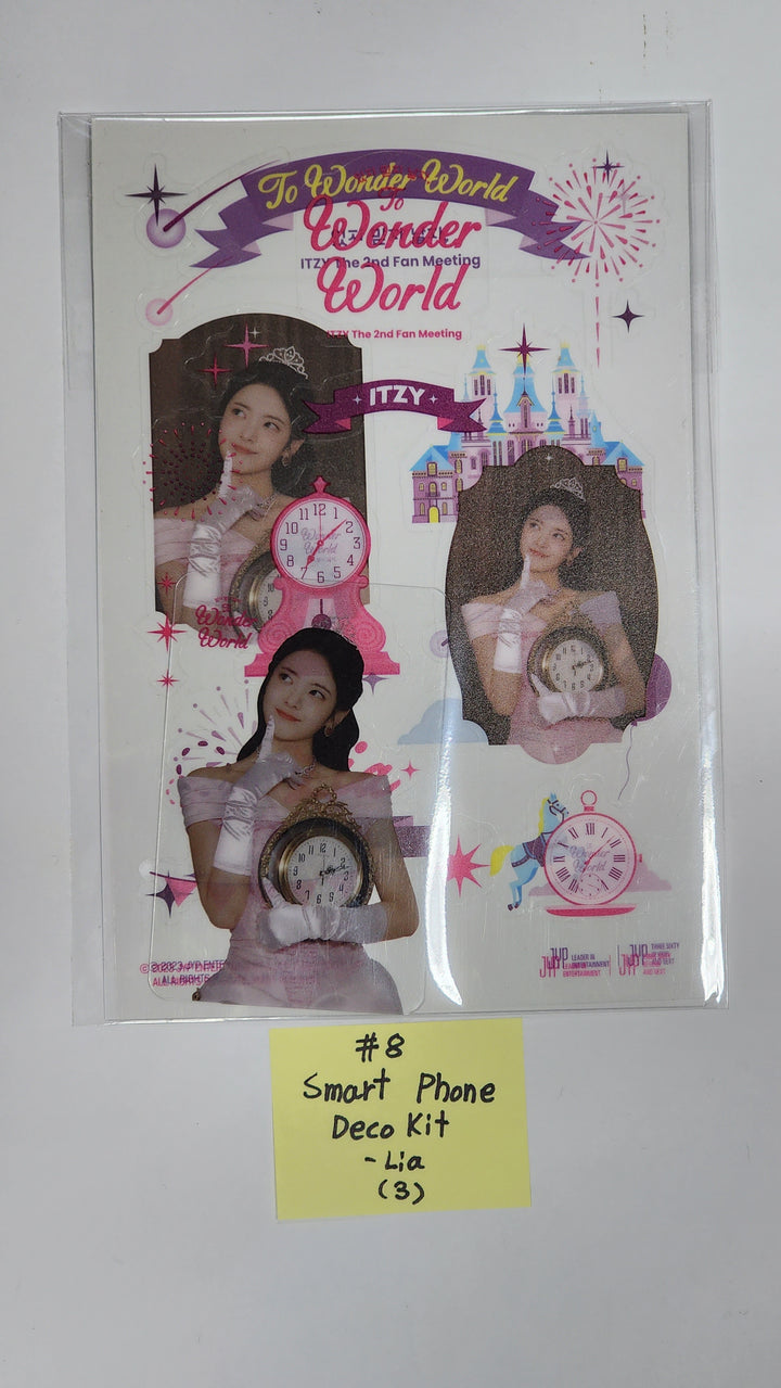 ITZY "Wonder World" The 2nd Fan Meeting - Official MD [Wonder World Pass, Trading Photocard, Photocard Holder, Acrylic Kit] - HALLYUSUPERSTORE