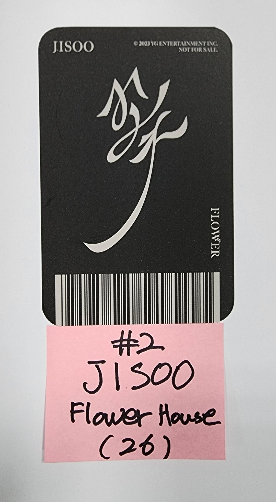 JISOO (Of Black Pink) 「ME」1st Single Album - YGセレクトフラワーハウスオフラインイベント限定フォトカード