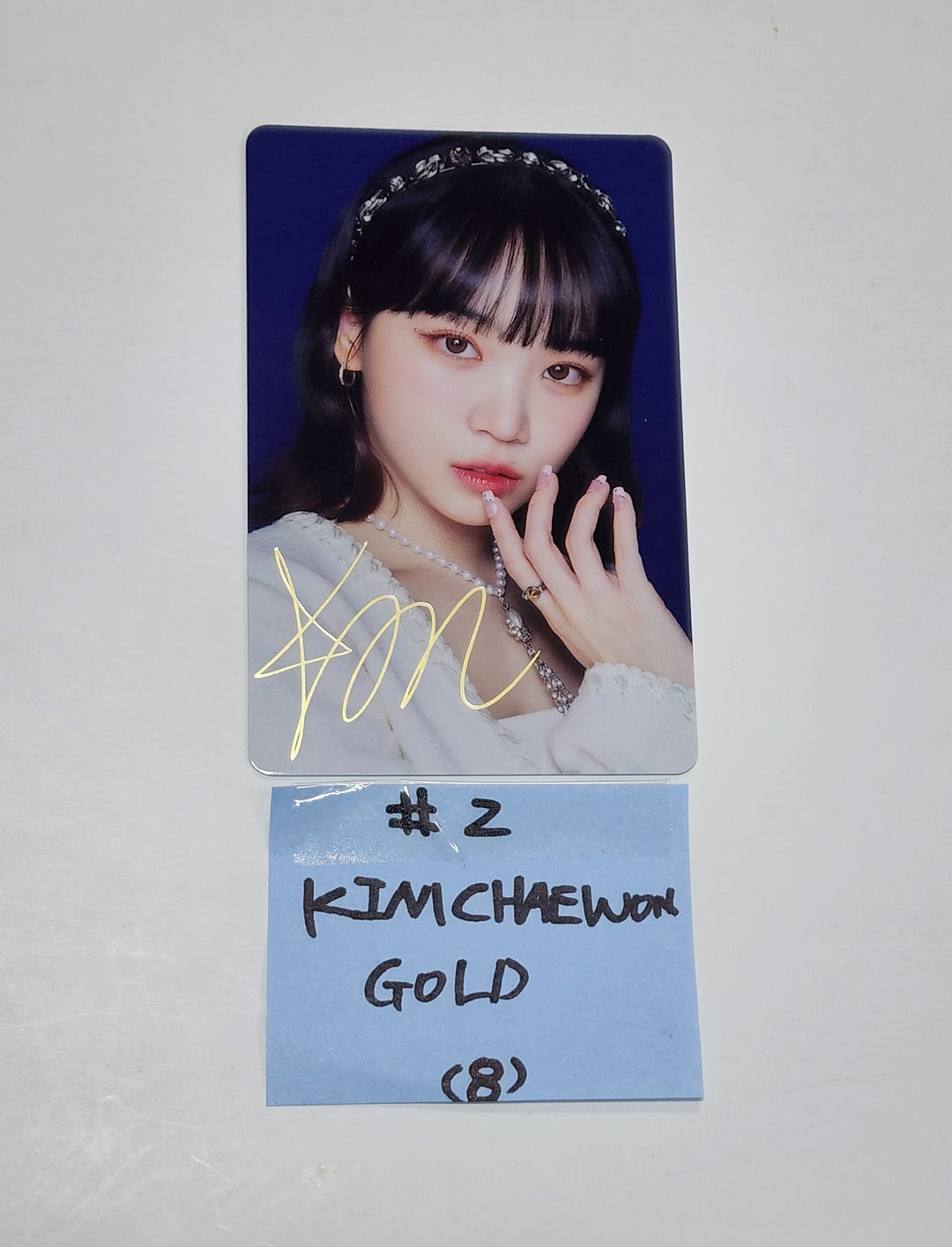 Le Sserafim JAPAN 1ST SINGLE FEARLESS Trading photocard - Gold Special photocard