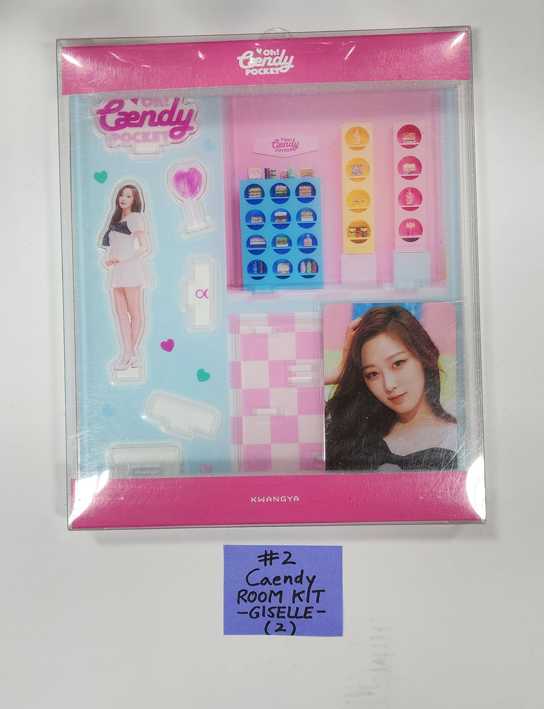 Aespa "Oh! Caendy Pocket. Part 2" - Official MD [Room Kit, Glass Cup, Ring] - HALLYUSUPERSTORE