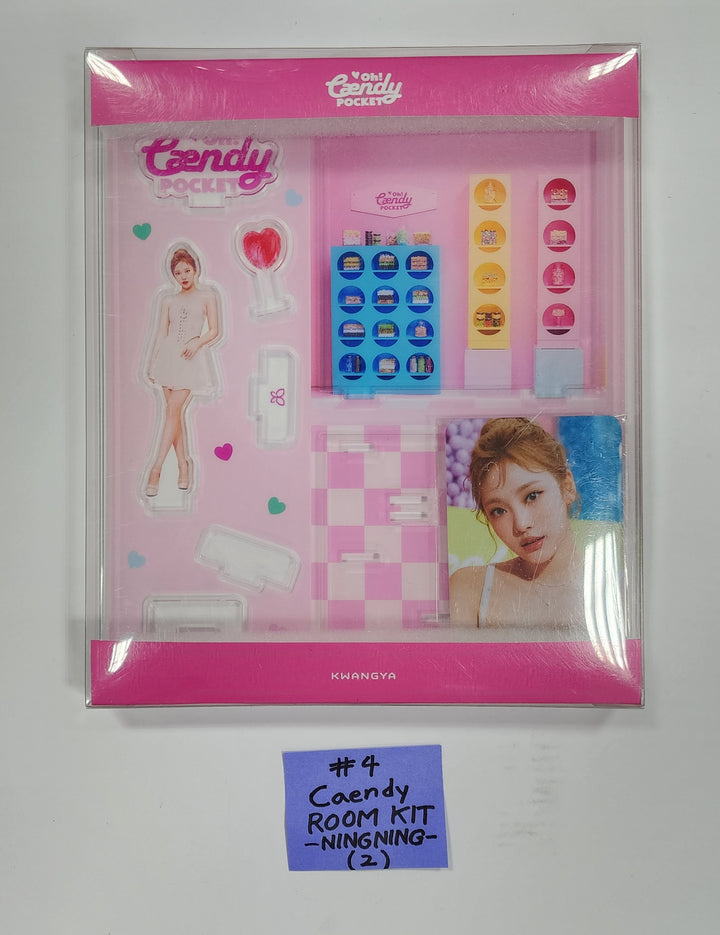 Aespa "Oh! Caendy Pocket. Part 2" - Official MD [Room Kit, Glass Cup, Ring] - HALLYUSUPERSTORE