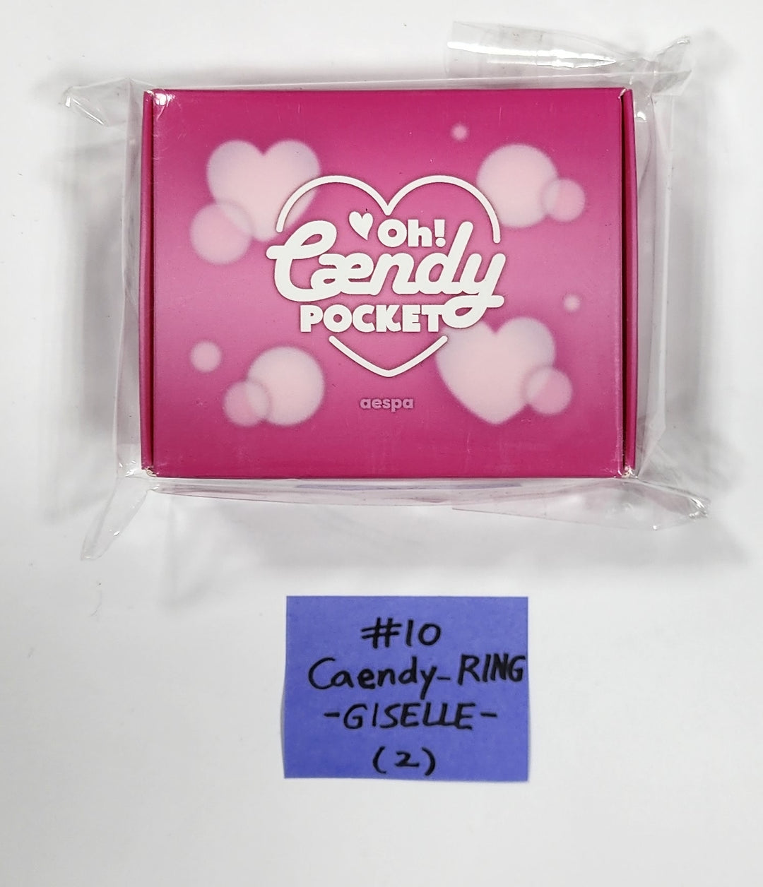 Aespa "Oh! Caendy Pocket. Part 2" - Official MD [Room Kit, Glass Cup, Ring] - HALLYUSUPERSTORE
