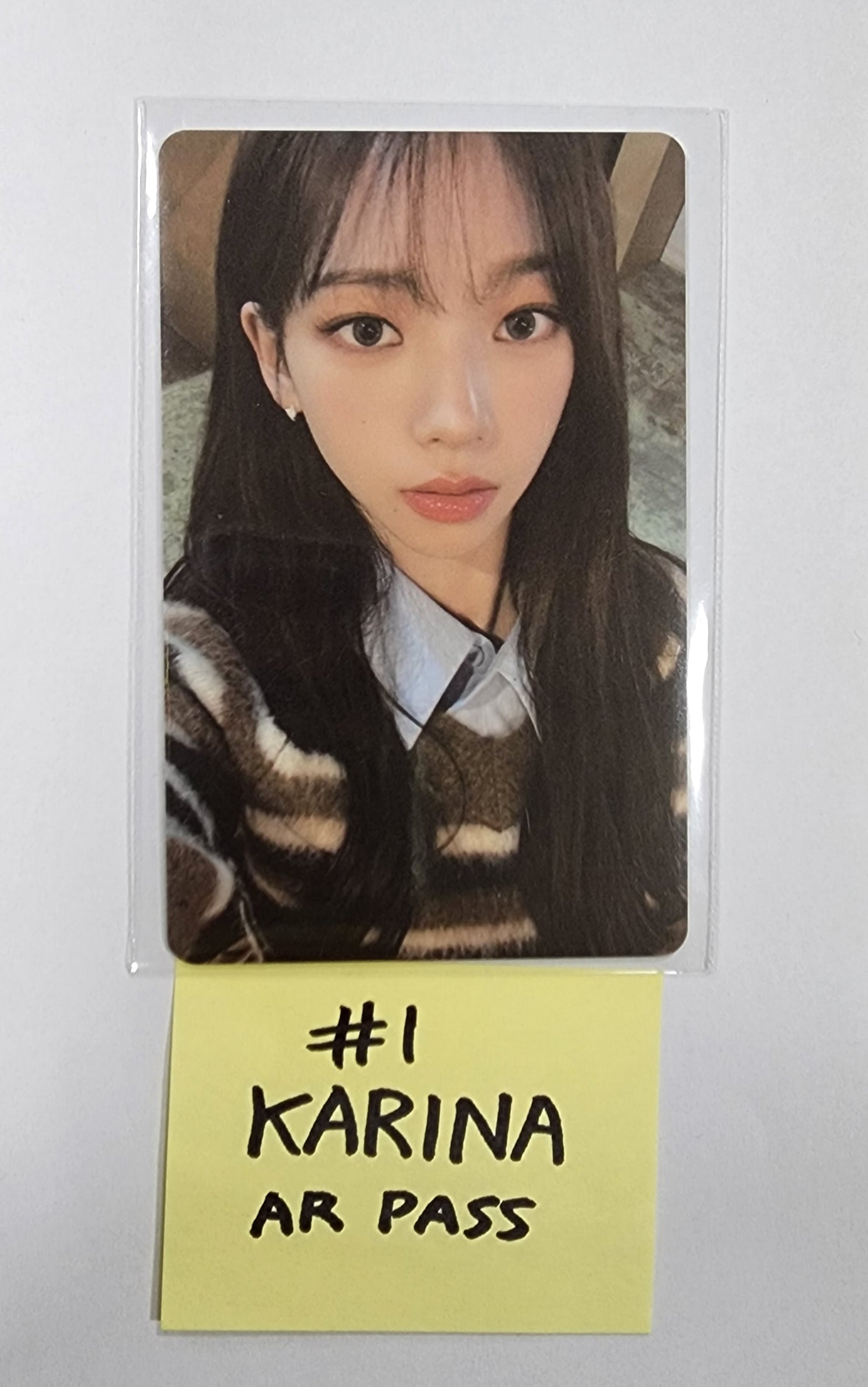 Aespa outlet Karina AR Mission Everland Photocard