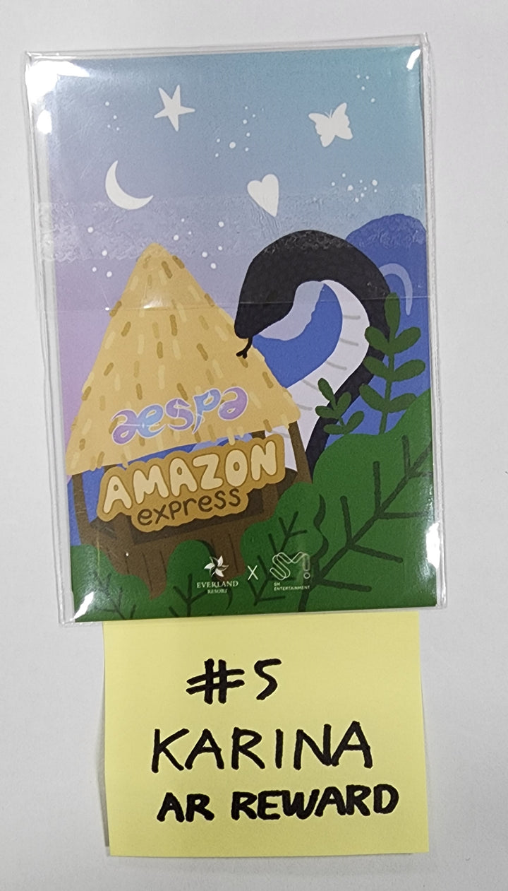 Aespa "EVER x SMTOWN SEASON.2" - AR Pass, AR Pass Mission Reward, Sticker Photo - HALLYUSUPERSTORE