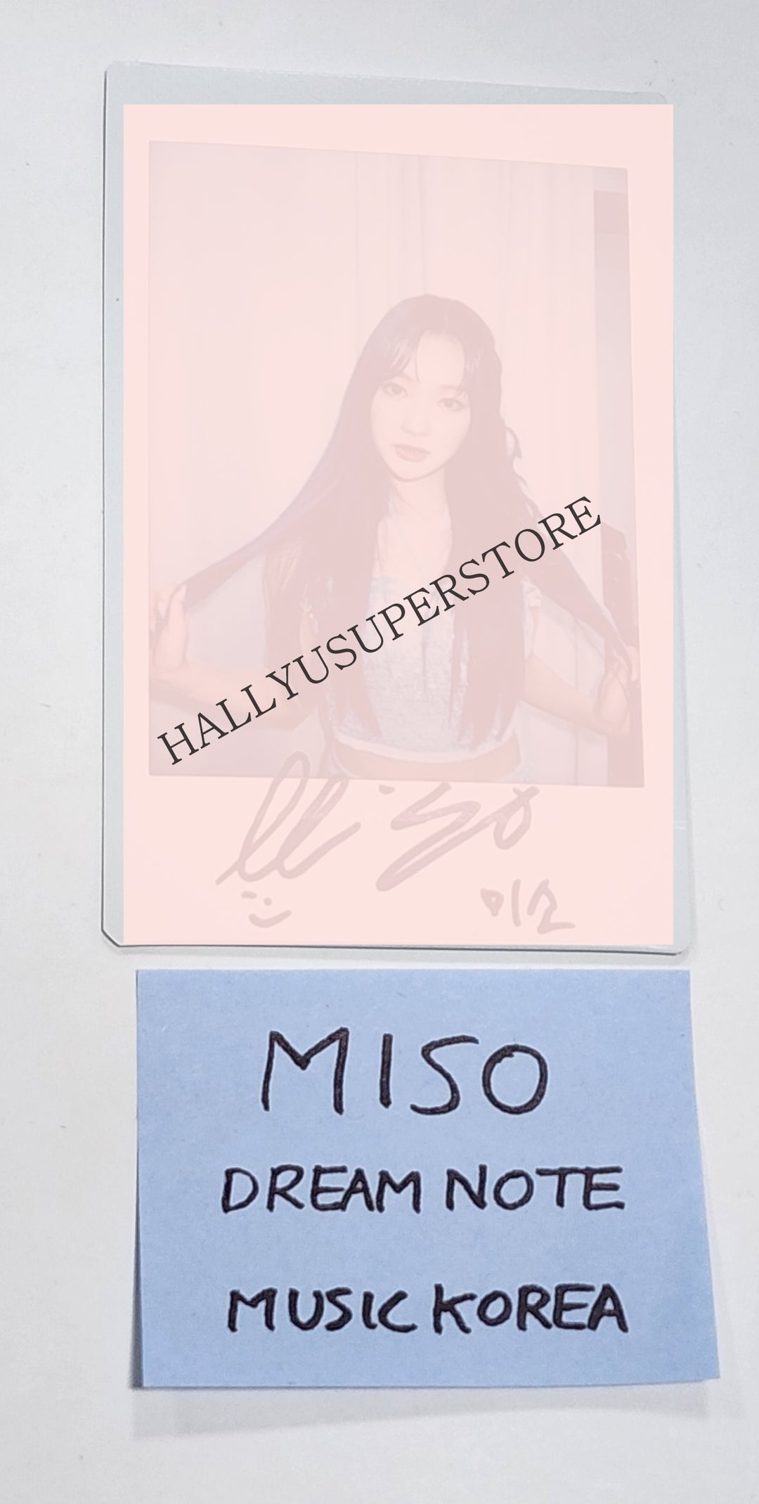 MISO (Of Dream Note) - Hand Autographed(Signed) Polaroid