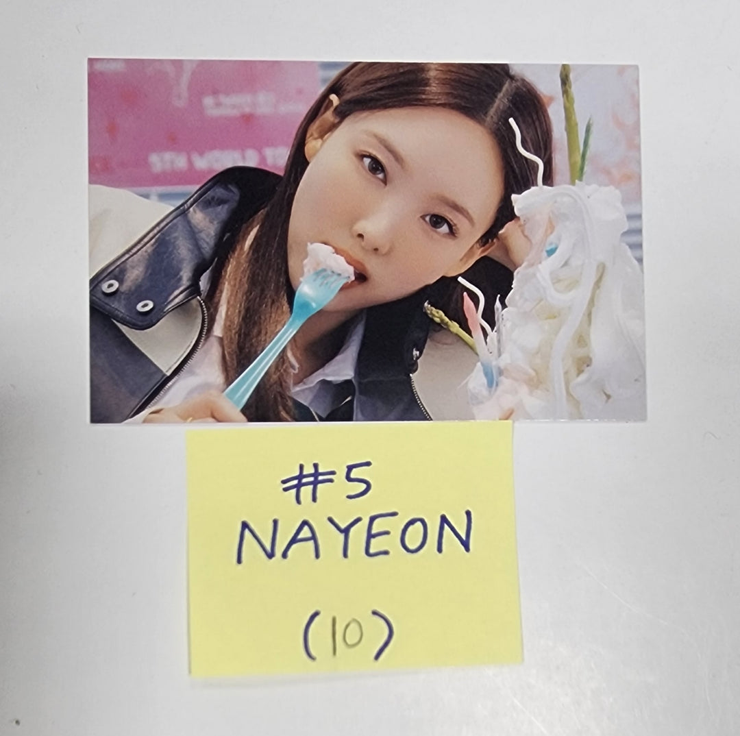Twice 5th "World Tour Ready To Be" - Official Trading Photocard - HALLYUSUPERSTORE