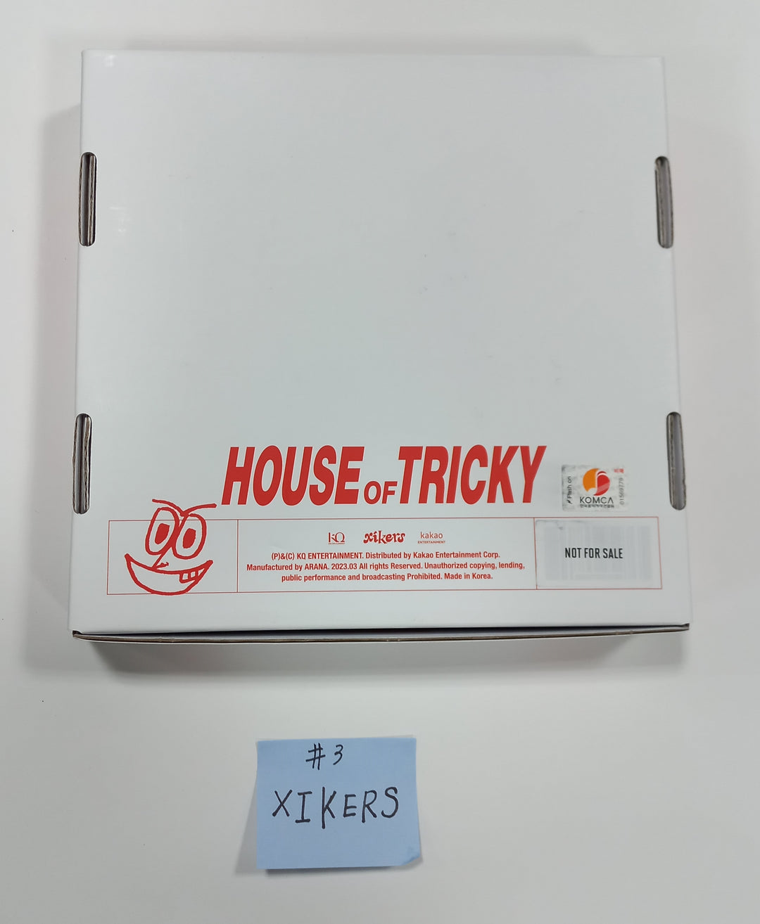 Xikers "HOUSE OF TRICKY : Doorbell Ringing", Park Jihoon "Blank or Black", KIMWOOSEOK "Blank Page" - Hand Autographed(Signed) Promo Album - HALLYUSUPERSTORE