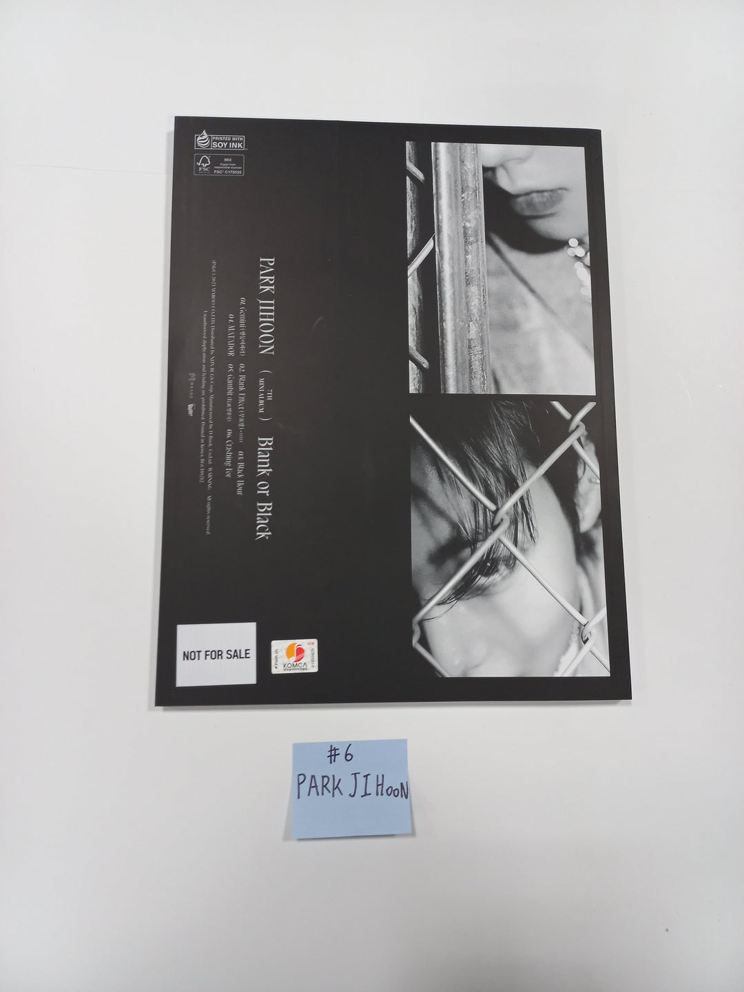 Xikers "HOUSE OF TRICKY : Doorbell Ringing", Park Jihoon "Blank or Black", KIMWOOSEOK "Blank Page" - Hand Autographed(Signed) Promo Album - HALLYUSUPERSTORE