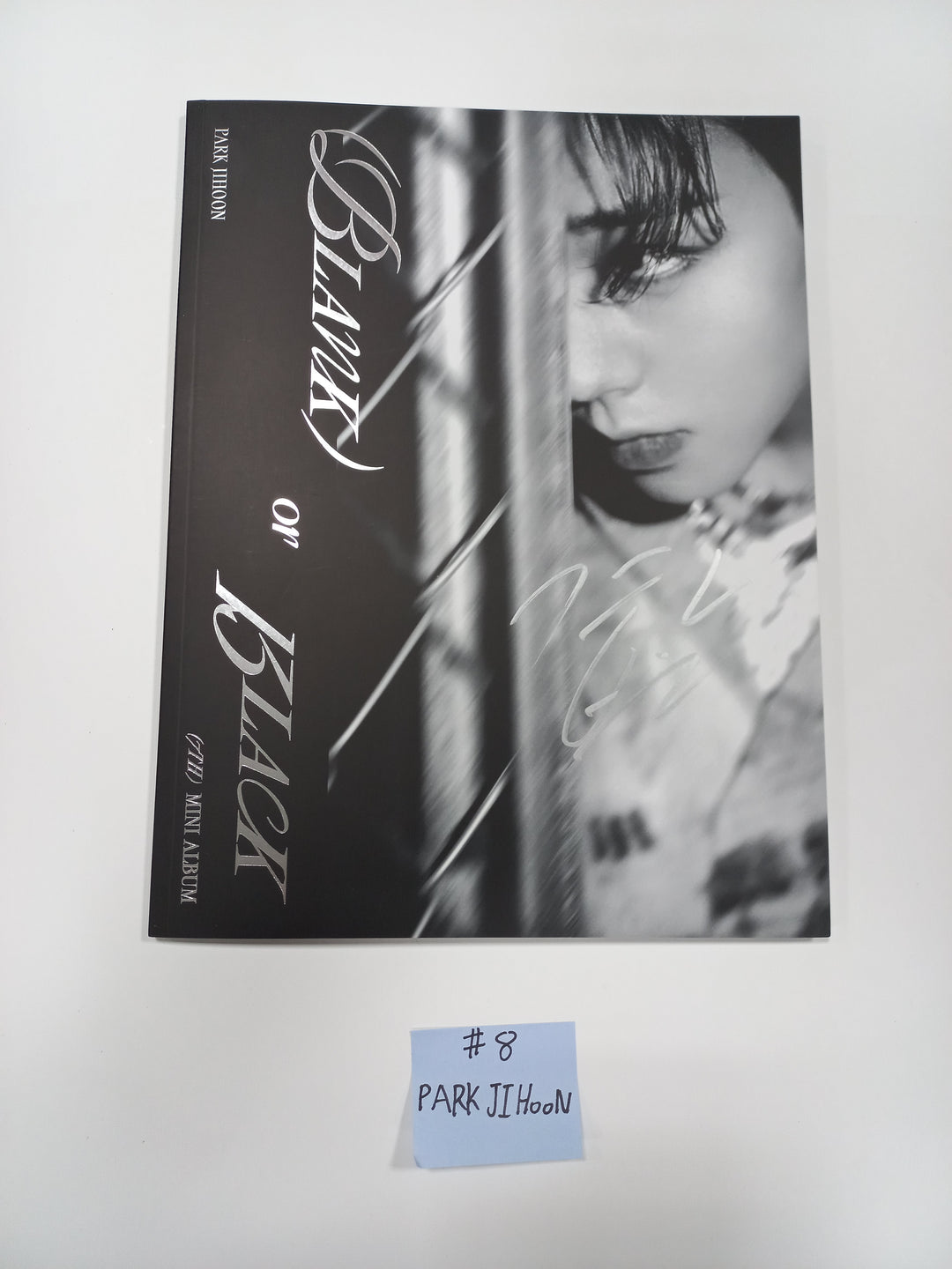 Xikers "HOUSE OF TRICKY : Doorbell Ringing", Park Jihoon "Blank or Black", KIMWOOSEOK "Blank Page" - Hand Autographed(Signed) Promo Album - HALLYUSUPERSTORE