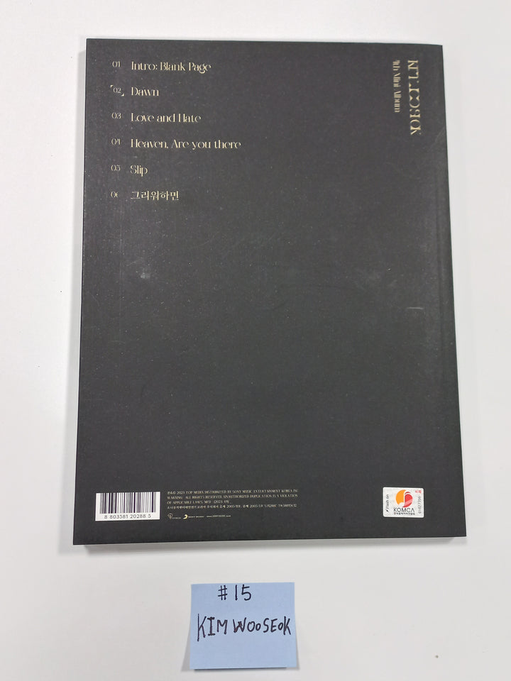 Xikers "HOUSE OF TRICKY : Doorbell Ringing", Park Jihoon "Blank or Black", KIMWOOSEOK "Blank Page" - Hand Autographed(Signed) Promo Album - HALLYUSUPERSTORE