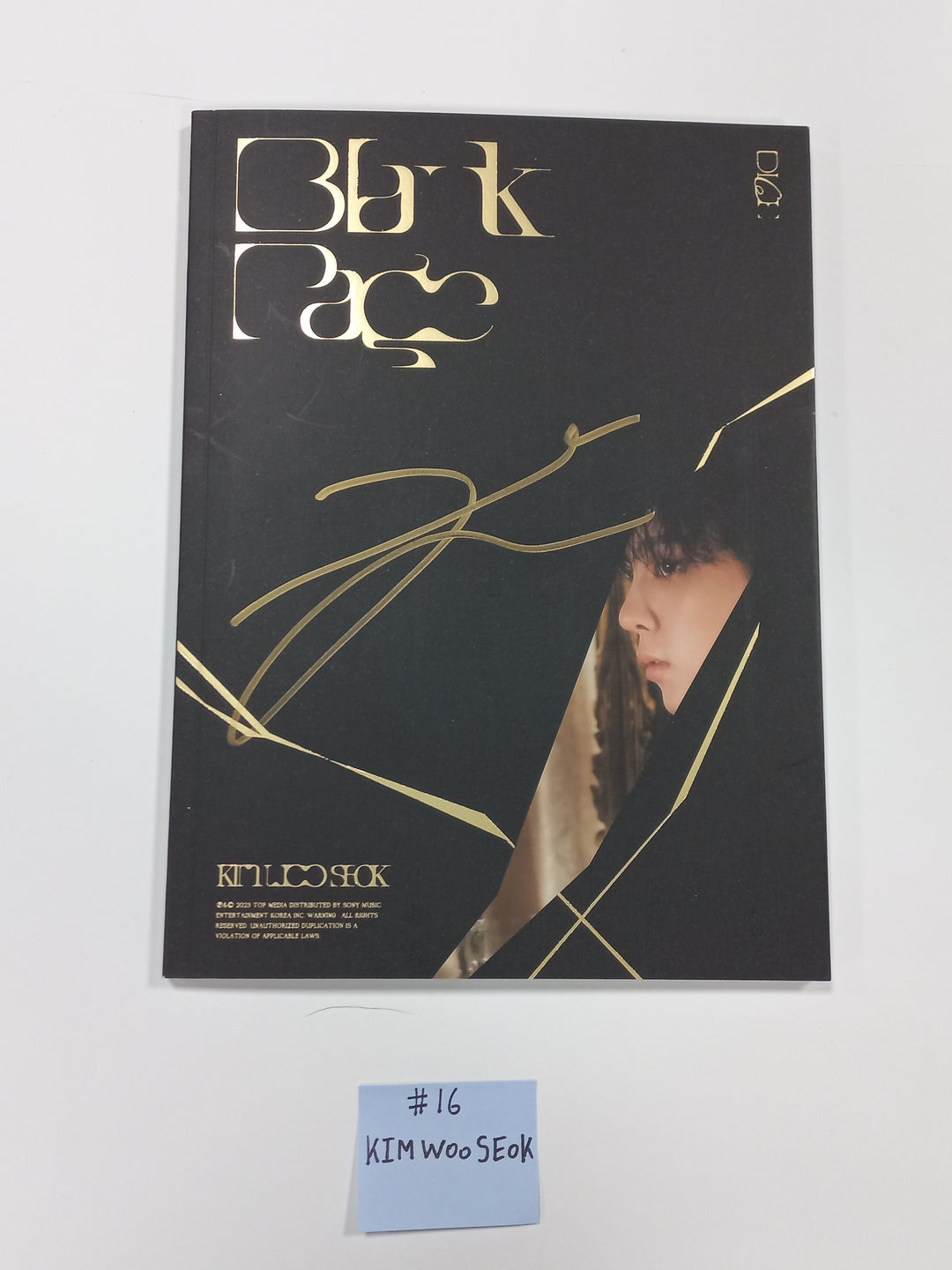 Xikers "HOUSE OF TRICKY : Doorbell Ringing", Park Jihoon "Blank or Black", KIMWOOSEOK "Blank Page" - Hand Autographed(Signed) Promo Album